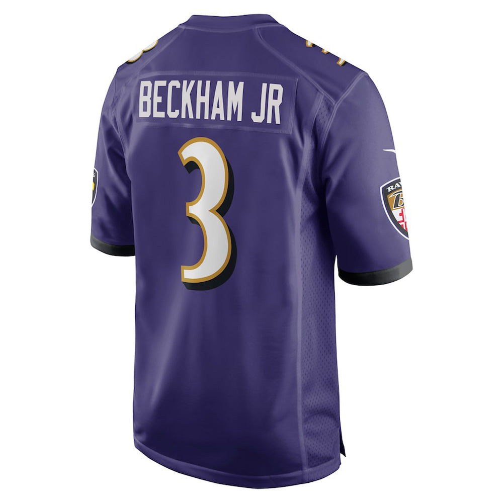 Men's Baltimore Ravens Odell Beckham Jr. Game Jersey - Purple