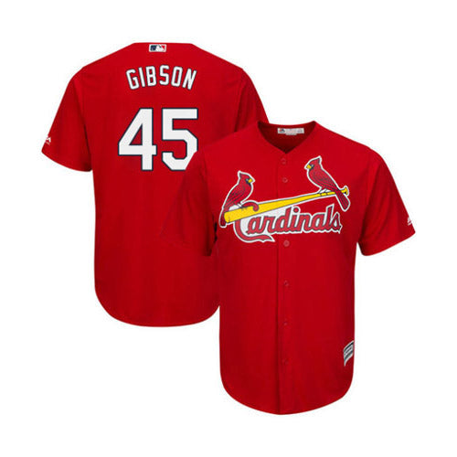 Youth St. Louis Cardinals Bob Gibson Replica Alternate Jersey - Red