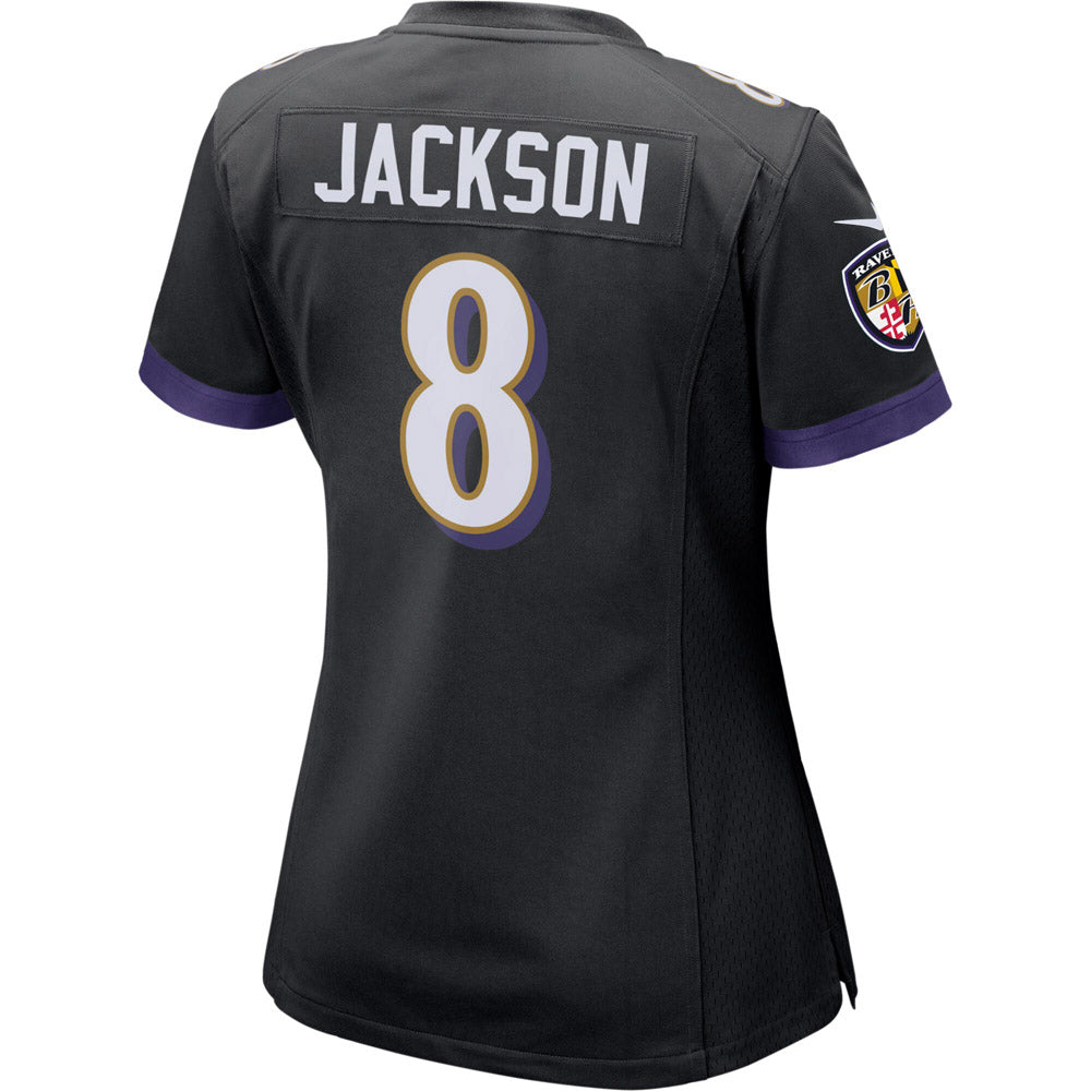 Women's Baltimore Ravens Lamar Jackson Game Jersey Black
